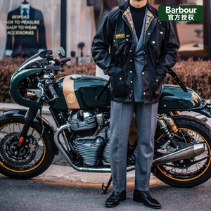 现货 英国barbour international original 多扣大男女机车夹克