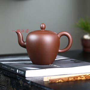 一陶江壶原矿紫砂壶名家工艺美术师周云龙手工茶具美人肩文革紫泥