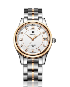 000人付款淘宝瑞士manjaz名爵手表带不锈钢表链原装款钢带机械表