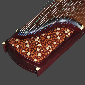 敦煌演奏古筝20698pq 枝叶流金特选阔叶黄檀木【無境國樂館】