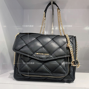 cc美国代购 michael kors mk女士regina新款单肩斜挎包女菱格链条