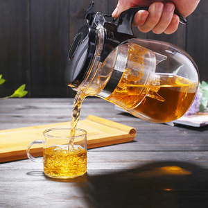 飘逸杯泡茶壶过滤网可拆洗家用一键按压茶水分离耐高温玻璃泡茶器