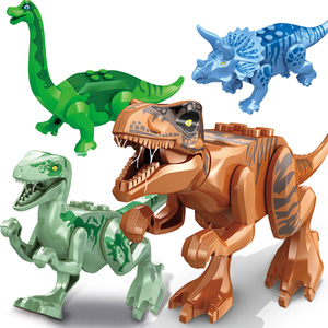 男孩拼装玩具侏罗纪恐龙积木世界儿童6岁8益智组装霸王龙系列模型