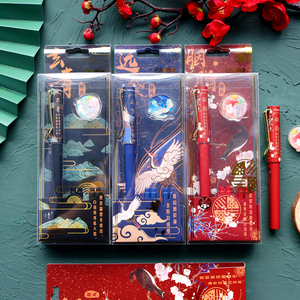 故风国潮钢笔可替换墨囊套装练字笔学生专用复古礼物创意古风文具