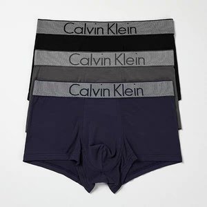 正品calvin klein/ck男士内裤莫代尔3条装简约低腰中腰四角裤现货