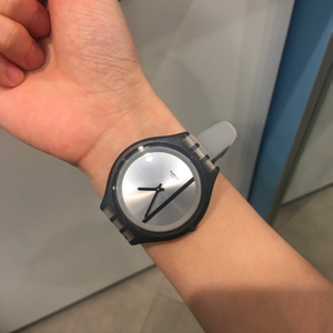 香港swatch斯沃琪正品学生韩版简约防水超薄男女表石英表情侣手表