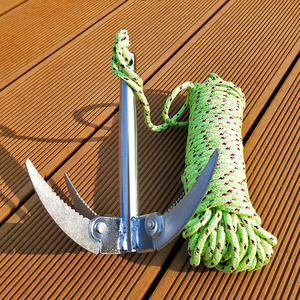 龙王恨水草锚刀钓鱼用割草刀除草神器野钓拉抓草钩抓钩锚钩捞草器