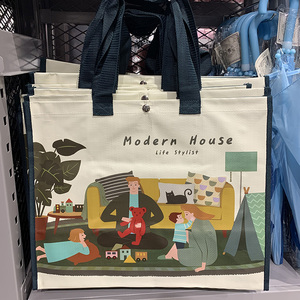超大容量 用不烂  韩国品牌Modern House 结实编织袋购物袋收纳袋