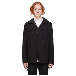 givenchy/纪梵希男士锦纶黑色连帽西装外套 210917ss3263