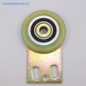 3英寸工厂铁移门单轴承轨道尼龙吊轮(宁波市荣友脚轮有限公司)