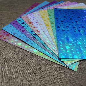 15厘米千纸鹤折纸珠光单面防水金粉闪钻纸不掉粉学生幼儿园手工纸