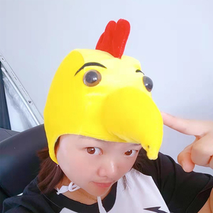 儿童动物卡通小鸡表演道具妈妈女母鸡头饰咕咕鸡舞蹈亲子演出帽子