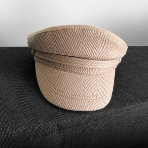 贝雷帽海军帽子女卡其色毛呢休闲帽时尚小头围女帽秋冬保暖鸭舌帽