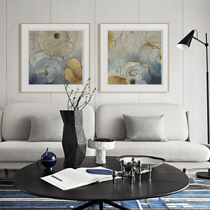 私享家 客厅装饰画沙发背景墙床头背景画现代简约欧美原版抽象画