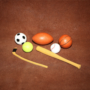 safari 仿真儿童认知体育用品 球类模型玩具 蓝球 足球 棒球棍