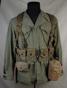 二战 美军 m1943 m43 风衣 装具 一套