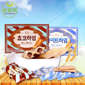 韩国克拉奥奶油榛子威化零食克丽安奶油味夹心饼干可丽安威化47g