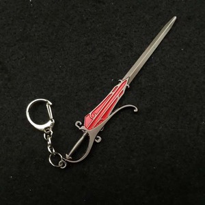 12cm风云两极剑武器模型合金钥匙扣挂件挂饰摆件摆饰玩具