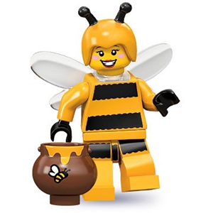 lego 乐高 蜜蜂人 蜜蜂女孩 71001 第10季 抽抽乐 #7 动物 自封袋