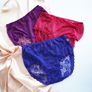 140-200斤穿 大码蕾丝内裤大腰围胖mm舒适柔软中高腰
