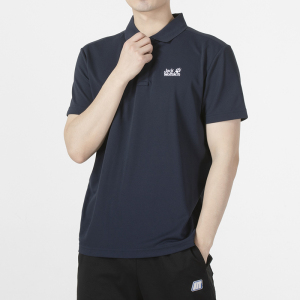 jack wolfskin狼爪速干短袖男2022夏季新款户外polo衫透气半袖t恤