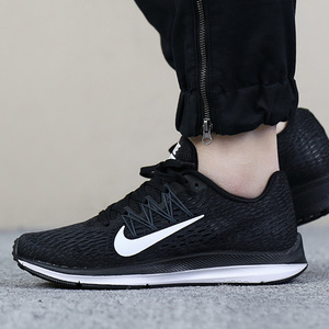 nike耐克女鞋2020冬季新款樱花粉运动鞋air zoom缓震跑步鞋aa7414
