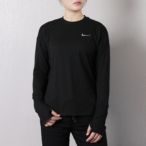 nike耐克上衣女2020冬季新款跑步服速干长袖运动t恤套头衫928742