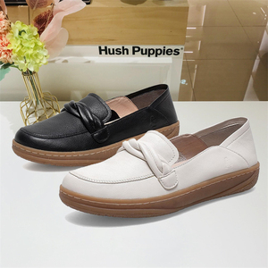 hush puppies暇步士女鞋圆头浅口一脚蹬休闲鞋女单鞋板鞋b2i08aa1