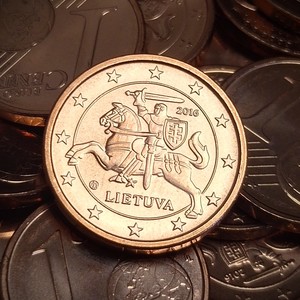 立陶宛 1分硬币 全新 外国硬币外币钱币收藏【任意满3件包邮】