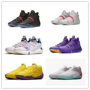 科比12代男女童鞋首发黑银 ad nxt 360白彩虹湖人队紫金ff全明星