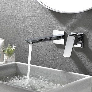 德国高仪卫浴入墙式面盆龙头冷热水暗装预埋墙出水暗藏台盆洗脸盆