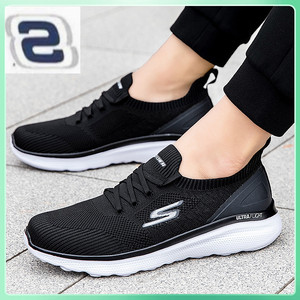 斯凯奇一脚蹬网面夏季男女s鞋防滑透气软底休闲运动鞋减震跑步鞋