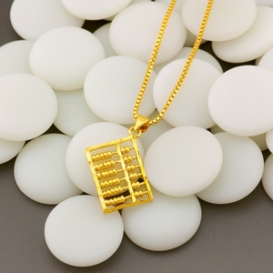 黄金小算盘吊坠周大福