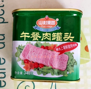 烟台山村果园午餐肉