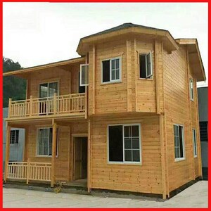 木屋别墅定制民宿户外防腐木乡村小房子简易实木组装仿古亭木头房