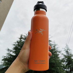 始祖鸟600ml便携户外水杯 不绣钢大容量运动杯子 攀岩保温杯定制