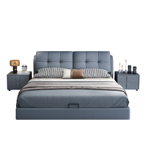 00同款货源tb722045975淘宝全友家居真皮床轻奢风床大气现代简约