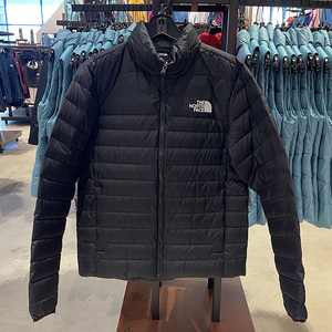 the north face/北面  男士刺绣logo550蓬长袖羽绒服 可做内胆