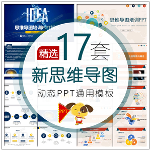 思维导图模板ppt