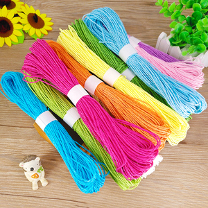 30米长彩色纸绳儿童diy手工材料绳子粘贴画幼儿园美劳装饰绳编织