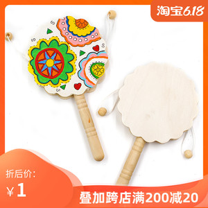 幼儿园手工diy鼓