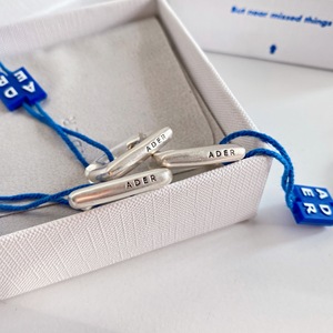 正品】ader error 男女925纯银色ae时尚logo字母戒指简约情侣日韩