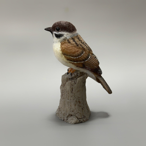 鸟类麻雀树脂雕像摆件个性模玩手办模型工艺品家居装饰品原创专用
