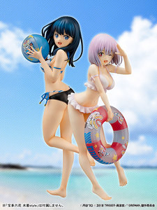 gridman 宝多六花 新条茜 泳装 手办
