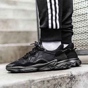 阿迪达斯男鞋三叶草ozweego老爹鞋黑武士复古休闲运动鞋 ee6999