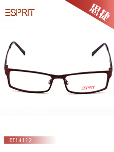 思捷ESPRIT埃斯普利特时尚方框女款全框近视眼镜架眼镜框 ET14112