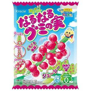 日本进口嘉娜宝袋装食玩达人可食葡萄糖果树转转树小玲玩具益趣