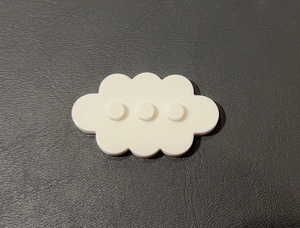 lego乐高 35470 3x5 圆弧特殊板 人仔底板 白6223667 云朵 白云