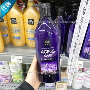 韩国代购mise en scene(美妆仙)aging care胶原蛋白弹力洗发水