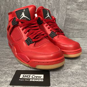 sms  air jordan 4 aj4 光棍节 漆皮大红 刮刮乐 av3914-600